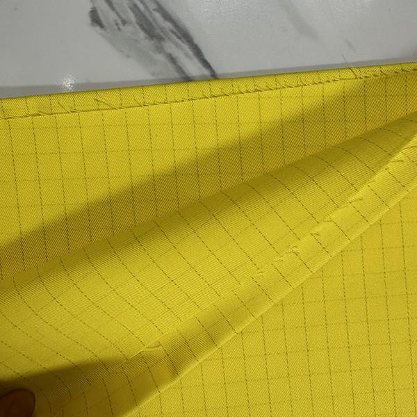 Grey Blue Orange Textile Anti Static CVC Polyester Cotton Antistatic Fabric