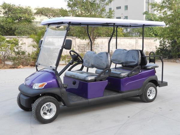 Park 6 Seater Golf Cart Electric Sightseeing Car With 3.7kw KDS Motor