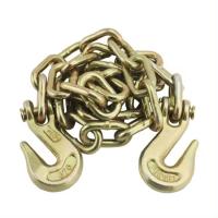 De diâmetro 8 mm G70 Cadeias de segurança de reboque com ganchos de agarração Clevis para controle de carga
