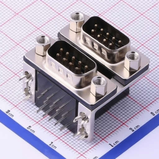 HOAUC HYC33 VGA18A 158 DR9 male to male connector featuring 1588mm screw lock for strong connection