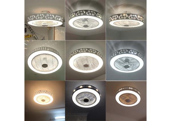 36W*2 Indoor Chandelier Ceiling Fan With Light And Remote 58cm*23cm