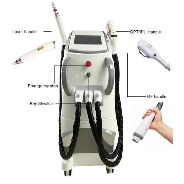 480nm Multifunctional IPL Hair Removal Machine Skin Rejuvenation With Tattoo Removal