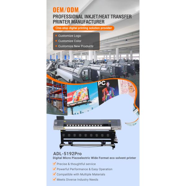1.8M 2 Head4 Colour I3200A1/i3200E1 2 Head ADL-5192Pro Photo Printer