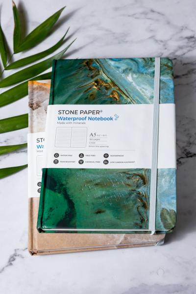 Eco-Friendly Waterproof Tear Resistant Stone Paper hardcover Notebook 20-30 Days Lead Time