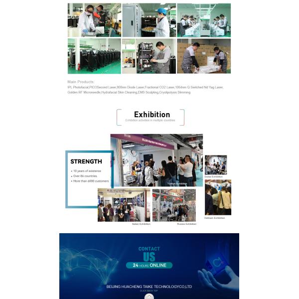 Профессиональная 60 Вт RF трубка Q-свича фотона фракционный CO2 лазерная машина для восстановления кожи