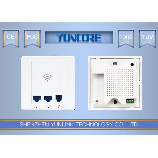 Multi Working Mode Wall Mount Access Point / Repeater / Gateway 2.4G 300Mbps Band