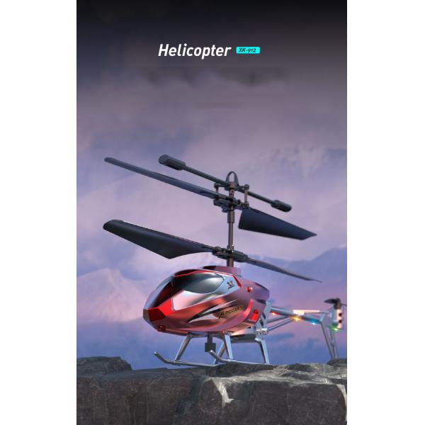 Crash Resistant 3.5-inch Remote Control Helicopter USB Charging for Plastic Flying Toys