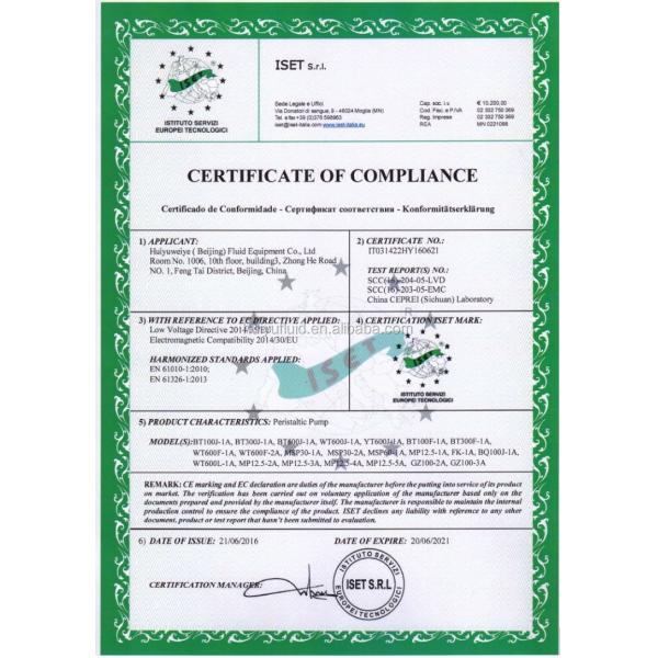 YZ35 головка перистальтического насоса PSF большого потока