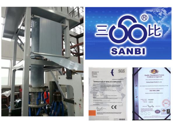 Screw Diameter 30mm Double layer Rotary Die Blown Film Extrusion Machine