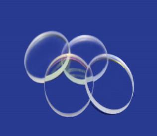 Calcium Fluoride Fused Silica Glass , Φ375mm Fused Quartz Glass Low Refractive Index