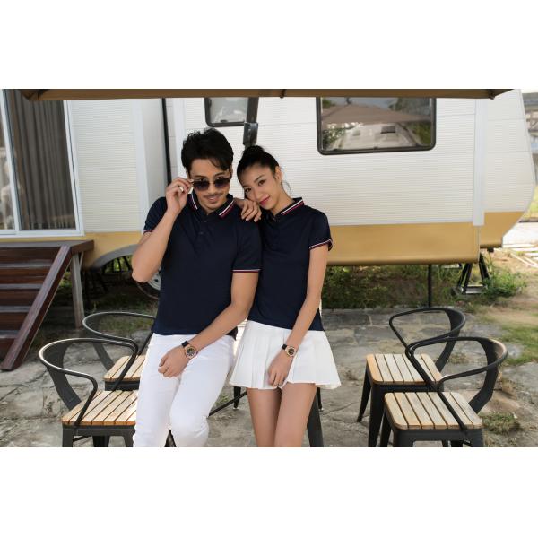 Футболка сублимации рубашки поло людей офиса дела Flyita случайная для продажи