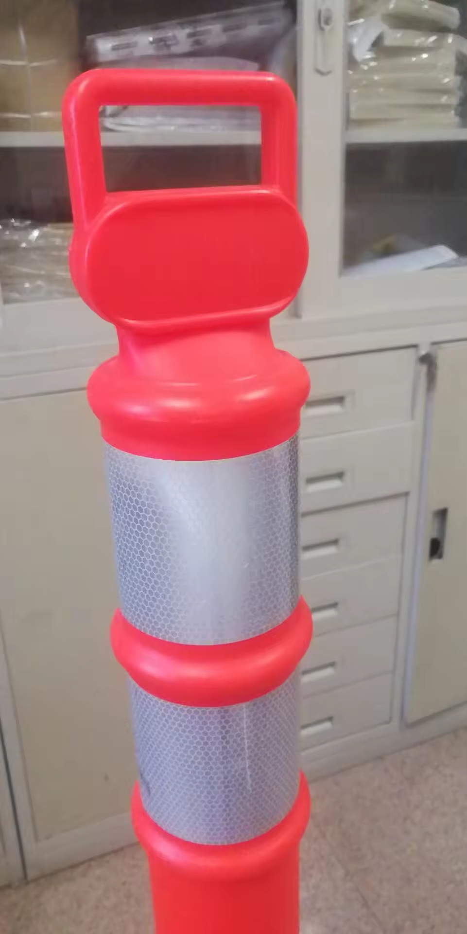 Flexible Road Safety Traffic Bollard with Top Post for Parking and Traffic Control