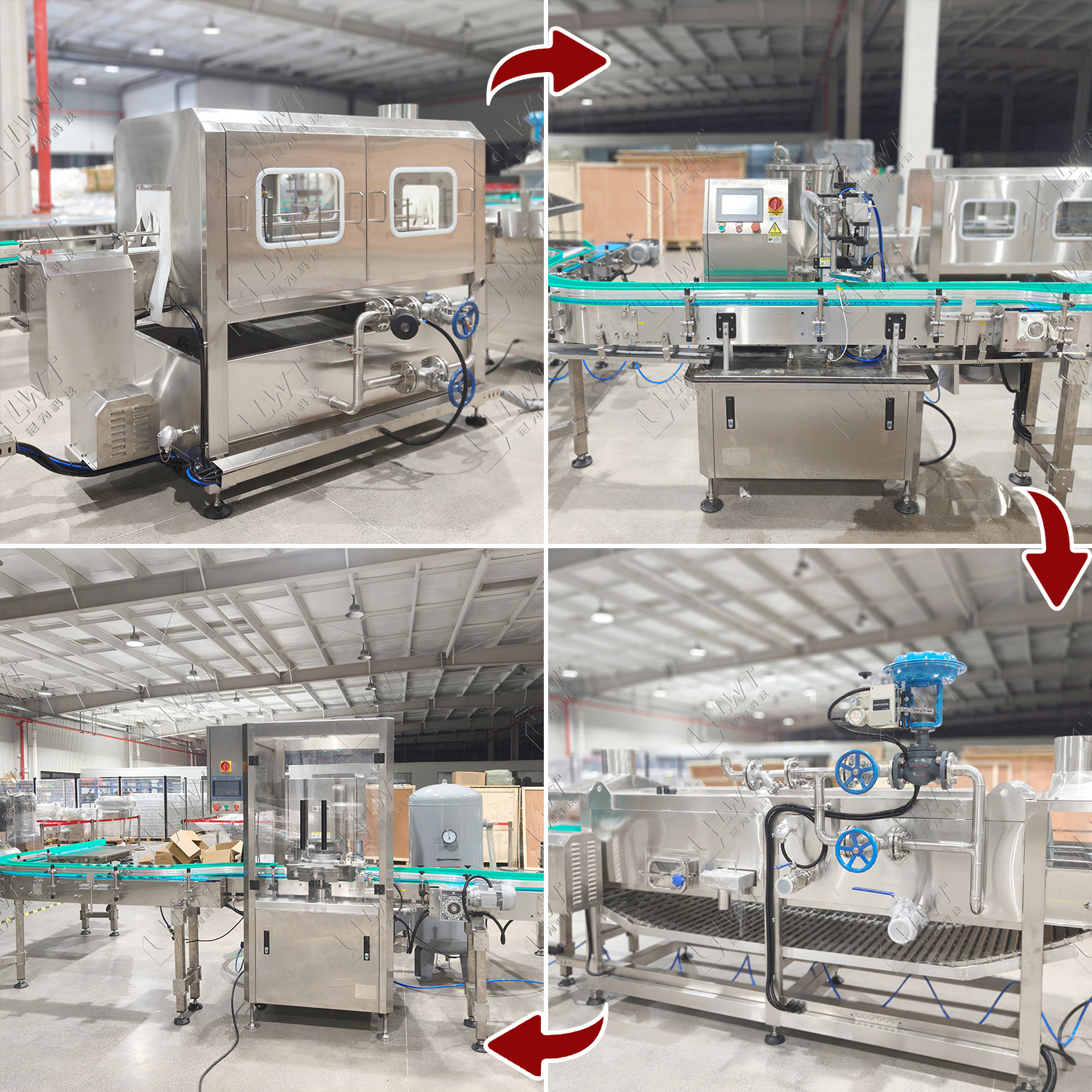 380V Fully Automatic Canned Cat Food Production Line with 304 Stainless Steel and PLC Control for 50-200 cans/min