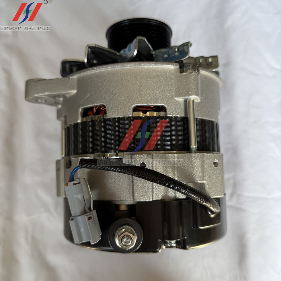 87709229 Alternator For Isuzu 4JJ1 Engine, CX130B, CX130C Excavators, 24V 50A
