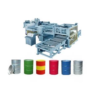 55ガロンの完全自動鋼製ドラム溶接生産ライン
