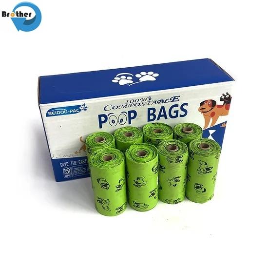 Biodegradable Eco-Friendly Disposable Dog Pet Poop Waste Bags: Hot Selling & High Quality with Hanging Head or Dispenser
