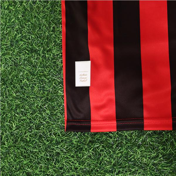 125th Anniversary AC Milan Childrens Football Jerseys Team Customization