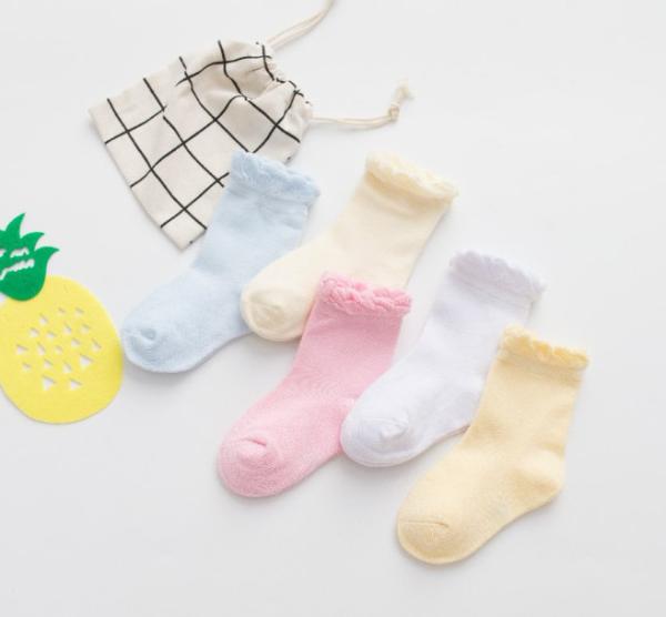 Beautiful Cute Kids Colorful Socks Cartoon Logo Cotton Kids Children Tube Boy Socks