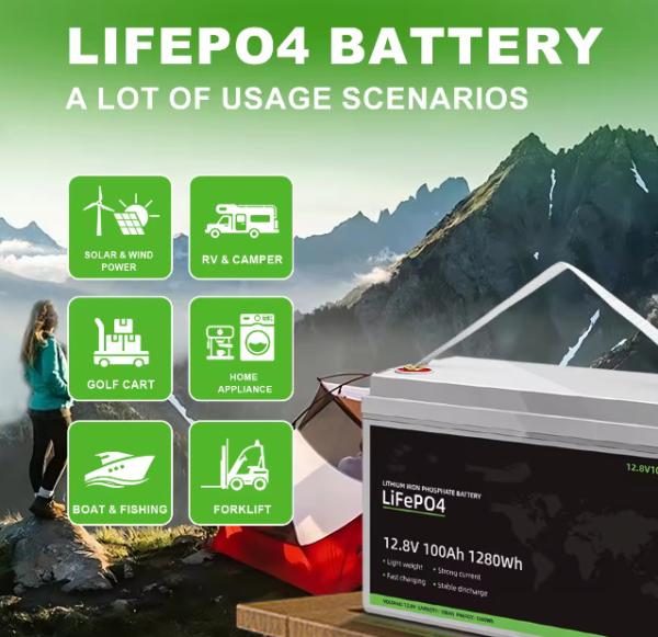 Customized AGV Lifepo4 280ah 24v 60v Lithium Ion Battery 120ah Lifepo4 LFP 12v 100ah 200AH Battery