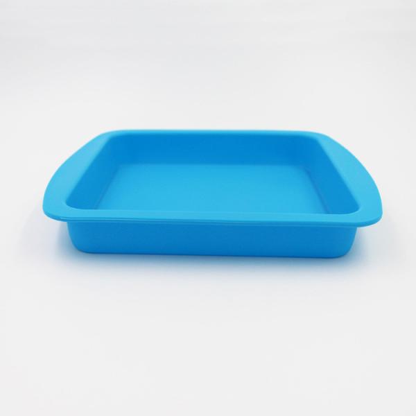 BPA Free Household Silicone Cake Mould Practical Square Shape