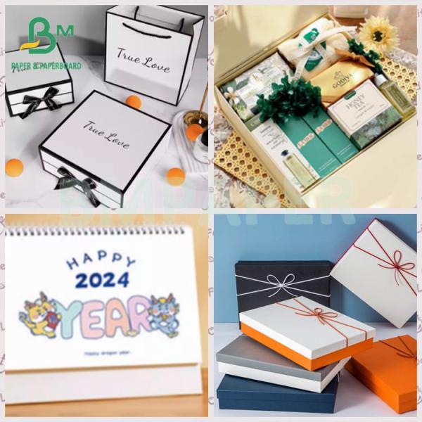 400gsm High Stiffness White Coated Front And An Uncoated Grey Reverse Board 400 грамм высокая жесткость белое покрытие спереди и не покрытый серый обратный планшет