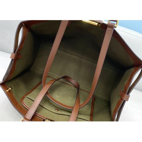 Capsule Series F Letters 3D Effect Large Green Tote Bag Psychedelic Style