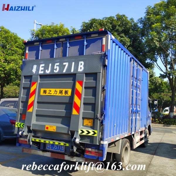 Easy Operated Tail Lift Truck 1500kg Hydraulic Type Low Consumption High Efficiency