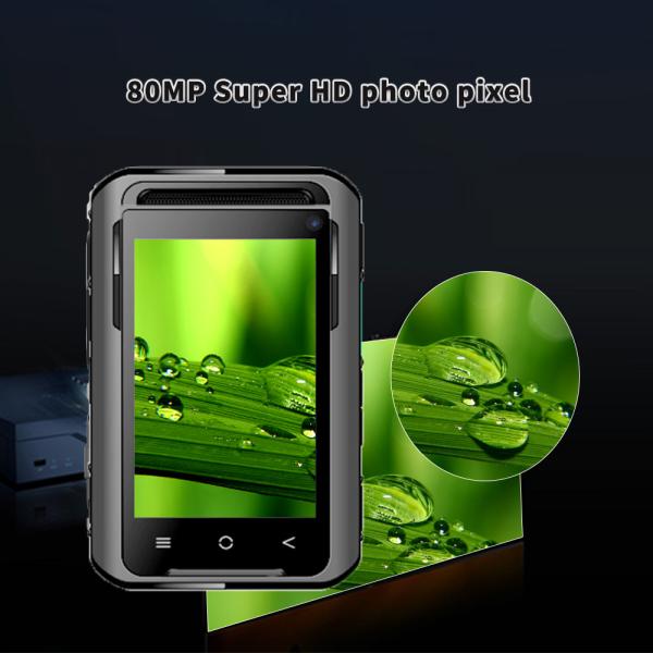 3.1 pouce LCD 5G appareil photo porté sur le corps avec 3500mAh batterie double EIS 4G 64GB RAM ROM