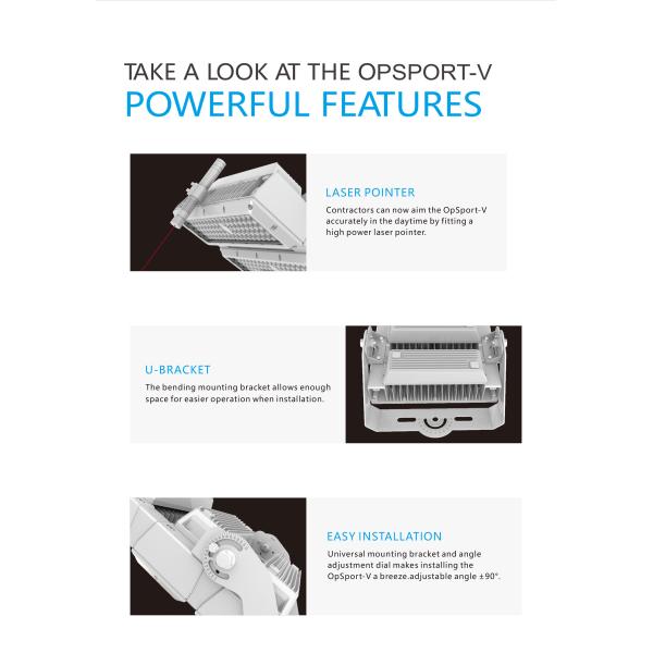 240W-1200W LED High Mast Lights Energy Saving Lighting Solution