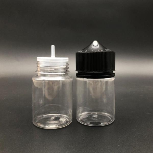 60 ml Squat/Slenderness PET Plastic Squeeze Dropper Garrafa de uso líquido com tampa à prova de adulteração infantil