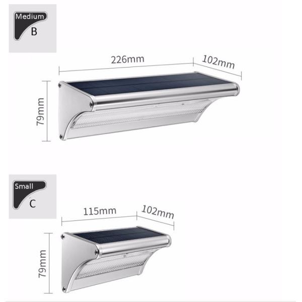 Aluminum Motion Sensor Solar LED Flood Lights Outdoor Waterproof For Garden