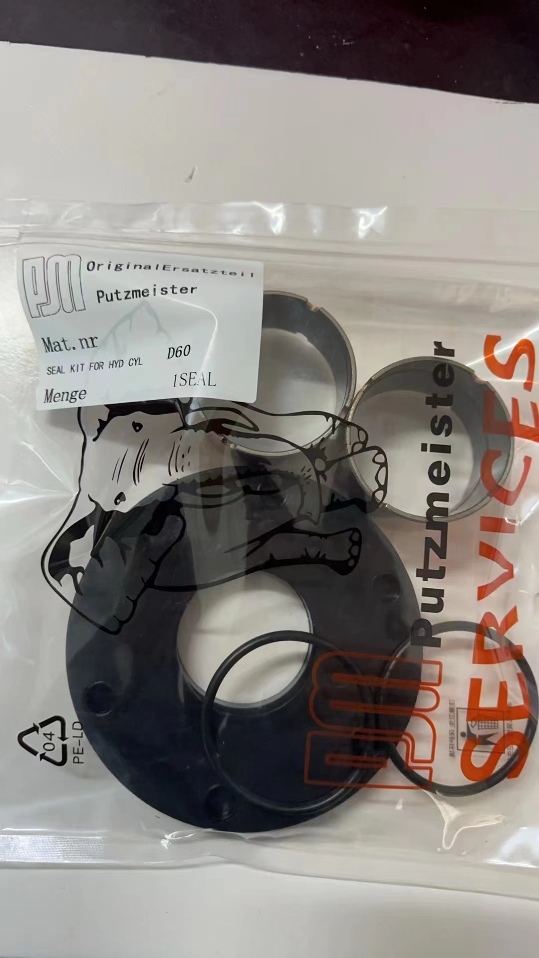 Zoomlioon Concrete Pump Truck Parts Main Cylinder Seal Repair Kit 461L Condition New