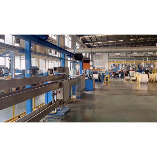 200m/min LSOH/XLPE Photovoltaic Wire Tandem Extruder for One Step Extrusion Production Line
