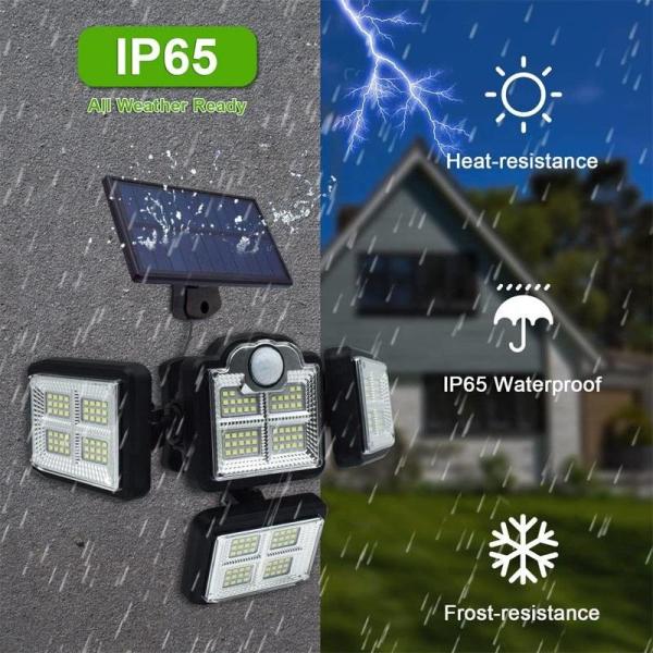 Energy Efficient Wall Mounted Solar Led Lights Remote Control