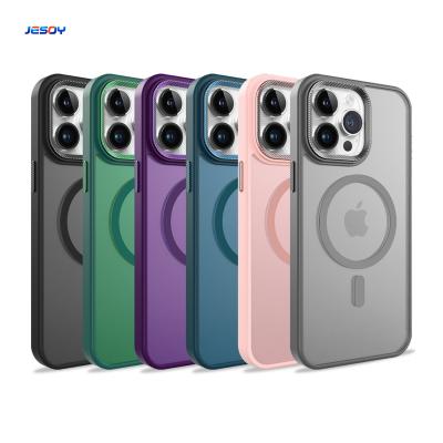 Matte Mag Safe Case Translucent iPhone Shockproof Cover Anti Fingerprint