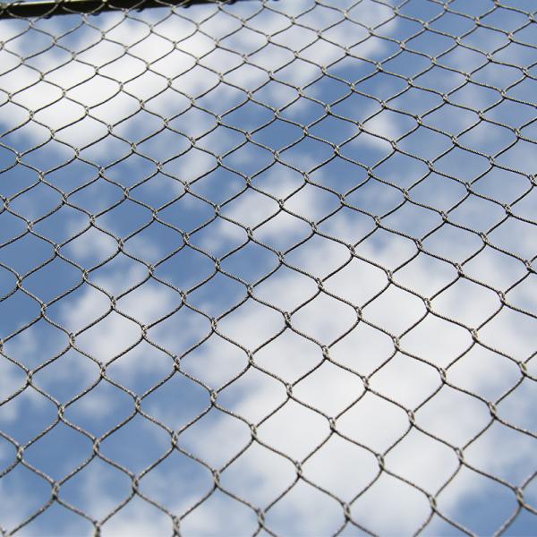 Zoo SS 316 Woven Wire Mesh Rhombus Impact Resistance Excellent Flexible Performance
