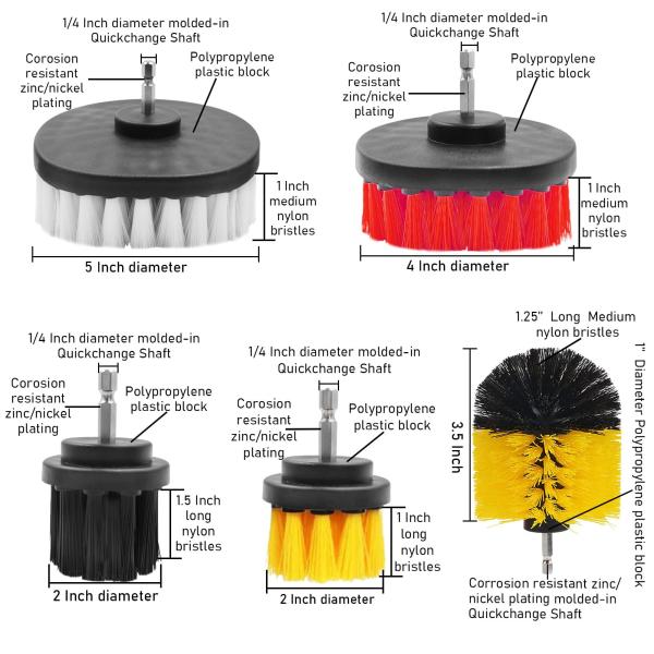 Ferramentas de limpeza de automóveis Conjunto 24 Pcs Autodetail Brush Waxing esponja lavagem interior exterior