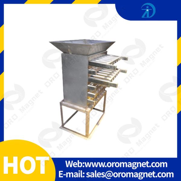 Reliable Permanent Rod Magnetic Separation Equipment Drawer Type With High Magnetic Intensity