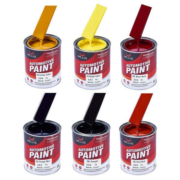 Customizable Color Willis Auto Refinish Paint For Trucks 2k Spray Paint Auto Refinish Paint Metallic Blue Car Paint