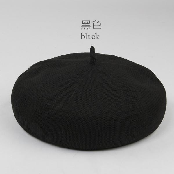 L18001 New design hot sale summer Knitted beret hats for ladies ,Fashion Summer beret caps for girls OEM and ODM cap