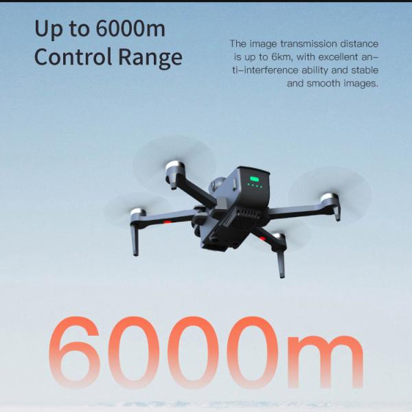 Photographie aérienne Drone 3 Axis Gimbal Caméra vidéo professionnelle 4K avec éviter les obstacles