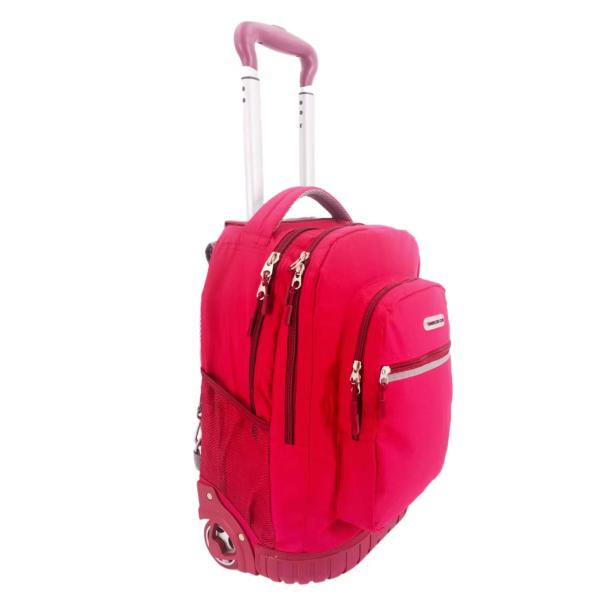 Sturdy Medium Backpack Trolley Bag Unisex With Telescopic Handle