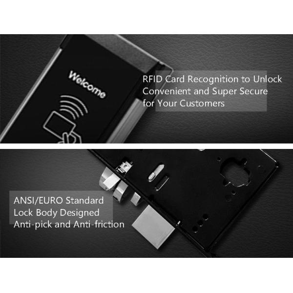 Замки гостиницы времени работы от батарей современного высокого уровня безопасности сплава цинка длинные