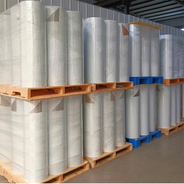 Customizable 1000mm 1300mm Width Fireproof SPC Black Marble Decorative Film Producters For SPC