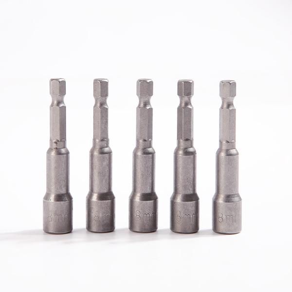Versatile Quick Change Hex Shank 5pcs 8mm Nut Driver Set for Hand/Electric Tools