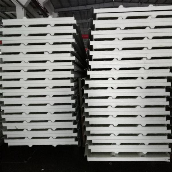 light weight insulated 0.526mm eps ploystyrene foam sandwich panel for warehouse