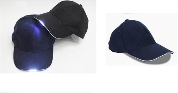 Custom Soft Cotton Baseball Caps , Hip Hop Baseball Caps With Led Lights Built - In