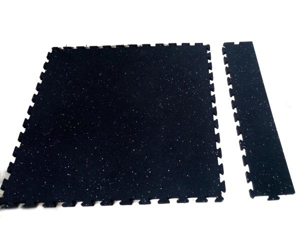 Red Interlocking Rubber Mat Portable Textured Rubber Floor Tiles Removable