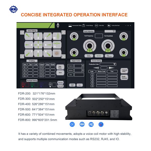 Automatic Integrated Vision Flexible Feeder System Machine Custom For Pick And Place