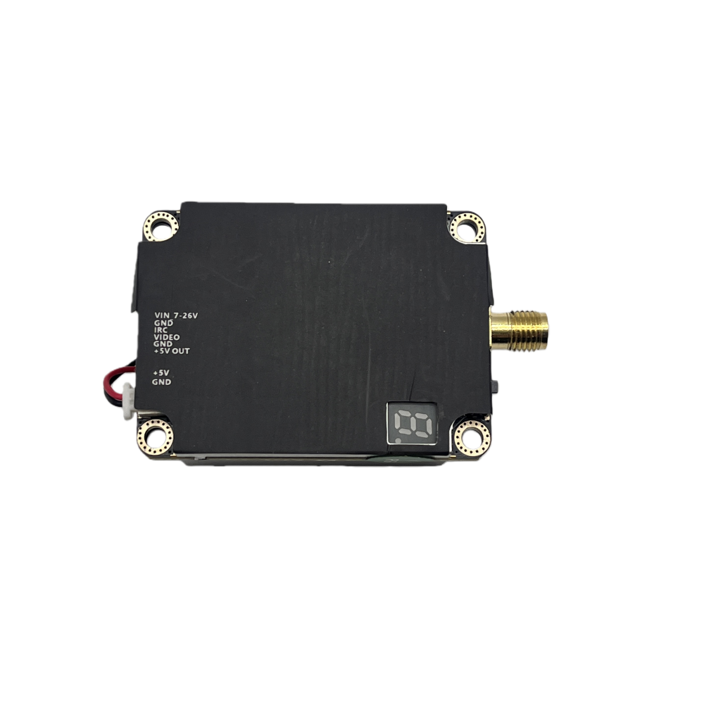 3.3GHz 10km Long-Range 64CH Analog Video Transmitter FPV VTX with Power-Adjustable Output